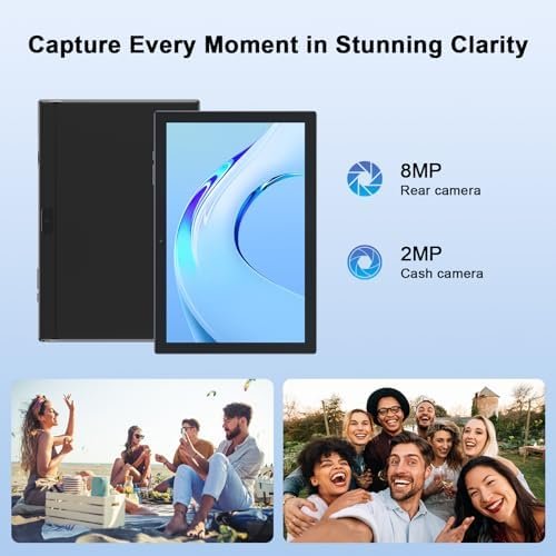 Tablet Android 14, Tablets 10 inch 8GB RAM+ 64GB ROM+ 1TB Expandable Tablet PC, 1280 * 800 IPS Screen, Dual Camera, Powerful Processor, 6000mAh Battery, Bluetooth,WiFi, Google Certified Tablet - Image 5