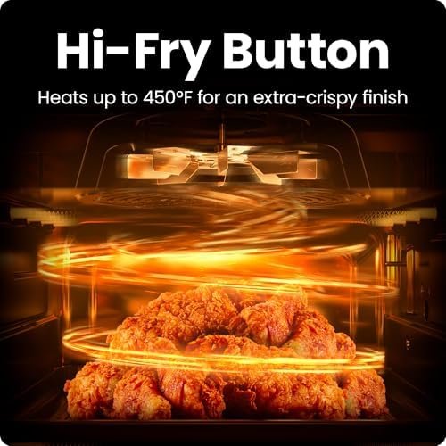 Chefman Air Fryer – 4 QT Compact Airfryer for Quick & Easy Meals in Minutes, Features Hi-Fry Technology for Extra Crisp, Touchscreen Controls with 4 Presets, Nonstick & Dishwasher Safe Basket - Black - Image 5