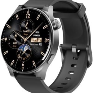 TOZO AMOLED S5 Smart Watch (Answer/Make Calls), 1.43’’ Smart Watches for Men Women 100+ Sport Modes Fitness Watch with Blood Oxygen/Sleep/Heart Rate Monitor, IP68 Waterproof Smartwatch