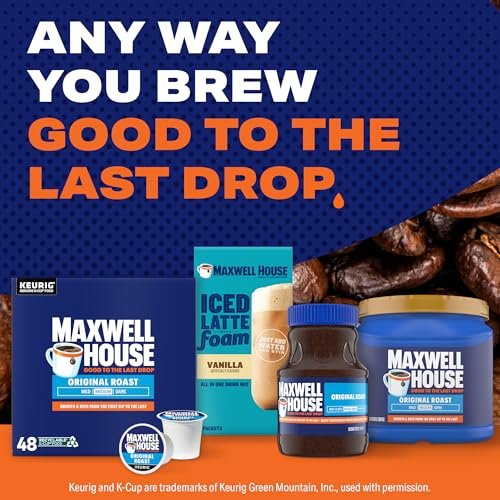 Maxwell House Original Roast Medium Roast K-Cup Coffee Pods, 48 ct. Box - Image 9
