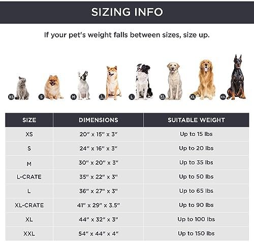 Bedsure Dog Bed for Large Dogs - Big Orthopedic Dog Bed with Removable Washable Cover, Egg Crate Foam Pet Bed Mat, Suitable for Dogs Up to 65 lbs - Image 6