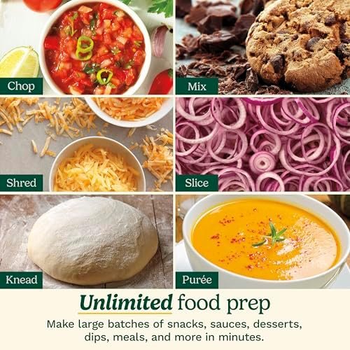 Cuisinart 9-Cup Continuous Feed Food Processor with Fine and Medium Reversible Shredding and Slicing Disc, Universal Blade, Continuous-Feed Attachment, and In-Bowl Storage (White) - Image 5