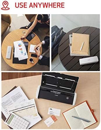 Canon imageFORMULA R10 Portable Document Scanner, 2-Sided Scanning with 20 Page Feeder, Easy Setup for Home or Office, Includes Software, (4861C001) - Image 6