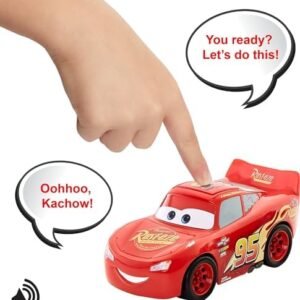 Mattel Disney and Pixar Cars Track Talkers Toy Vehicles, Lightning McQueen Talking Car, Collectible Character Car, 5.5-inch