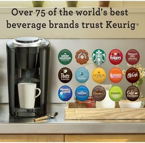 Keurig K-Compact Single-Serve K-Cup Pod Coffee Maker, with 3 Brew Sizes, Smart Start Feature, 36oz Removable Reservoir, Black - Image 7