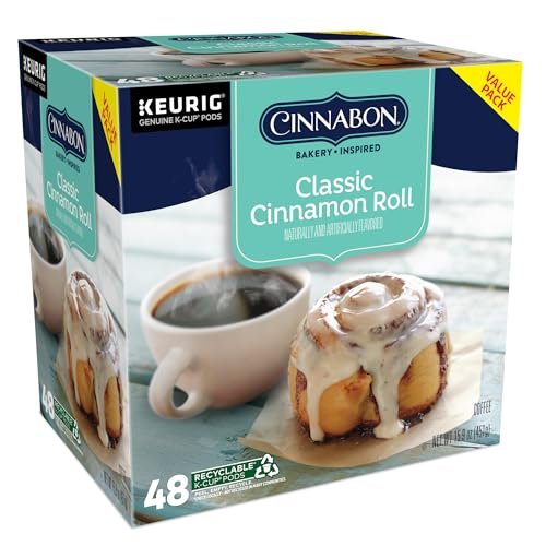 Cinnabon Classic Cinnamon Roll Keurig Single-Serve K-Cup Pods, Light Roast Coffee, 48 Count - Image 10