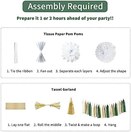 ANSOMO Sage Green Happy Birthday Party Decorations Retro Green Nude Ivory Dark Olive Kraft Paper Banner Balloons Neutral Rustic Boho Blush Safari Botanical Greenery Wild Décor Supplies Women Adults - Image 6