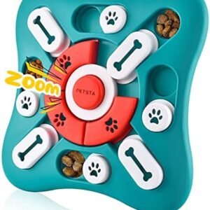 Dog Puzzle Toys, Treat Dispensing Dog Enrichment Toys for IQ Training and Brain Stimulation, Interactive Mentally Stimulating Toys as Gifts for Puppies, Cats, Dogs