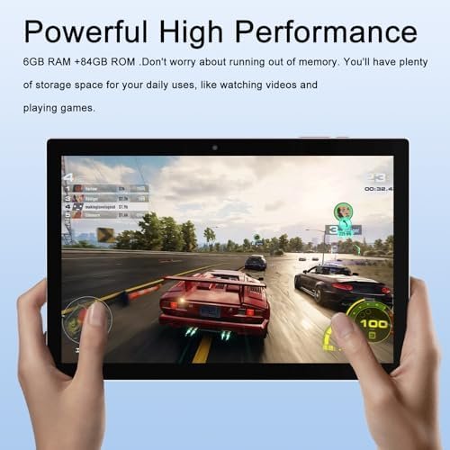 Tablet Android 14, Tablets 10 inch 8GB RAM+ 64GB ROM+ 1TB Expandable Tablet PC, 1280 * 800 IPS Screen, Dual Camera, Powerful Processor, 6000mAh Battery, Bluetooth,WiFi, Google Certified Tablet - Image 3