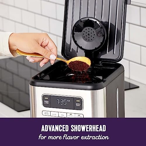 Mr. Coffee 14 Cup Programmable Coffee Maker, Stainless Steel - Image 3