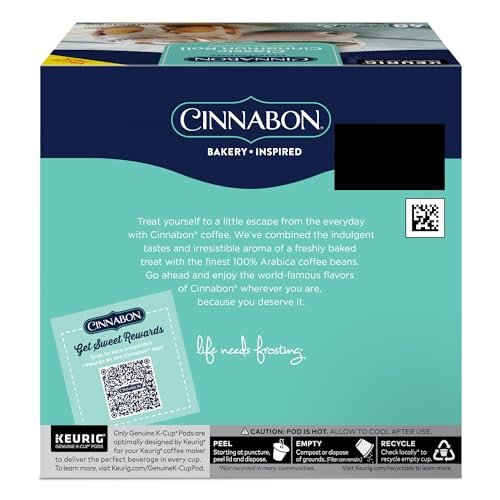 Cinnabon Classic Cinnamon Roll Keurig Single-Serve K-Cup Pods, Light Roast Coffee, 48 Count - Image 12