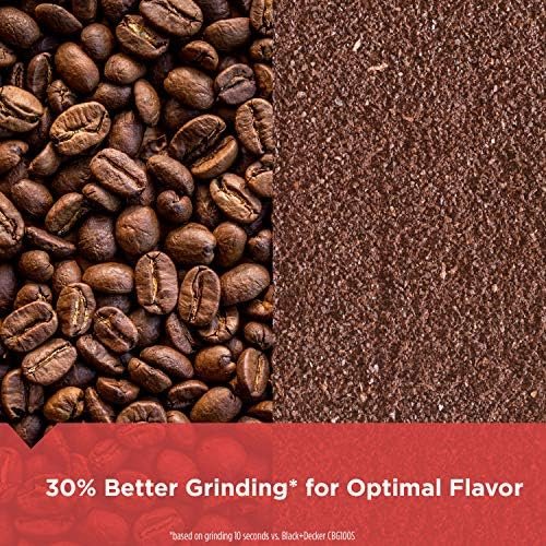 BLACK+DECKER One Touch Coffee Grinder, 2/3 Cup Coffee Bean Capacity, Spice Grinder, One Touch Push-Button Control -150 Watts -Stainless Steel Blades - Image 2