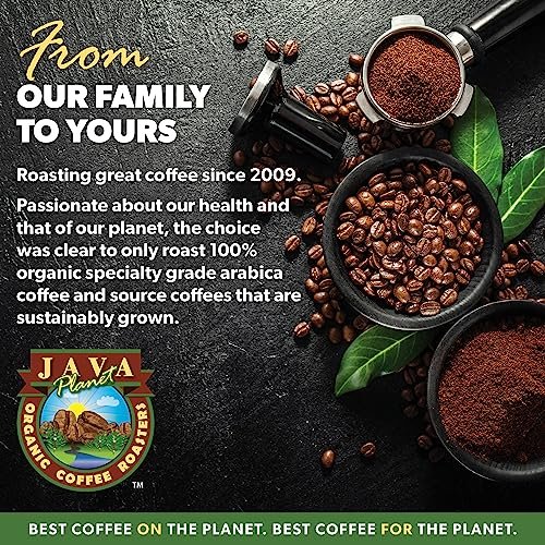 Java Planet Low Acid Coffee, Organic Colombian Single Origin: Whole Bean Medium Dark Roast - Smooth Full Flavored Coffee Bean, 1LB Bag - Image 5