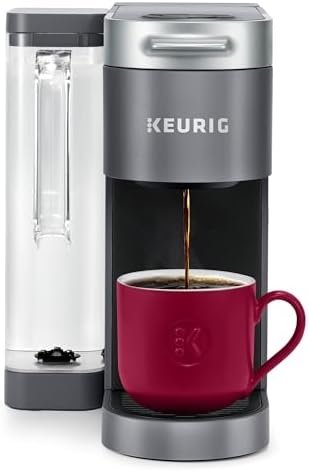 Keurig K-Supreme Single Serve K-Cup Pod Coffee Maker, MultiStream Technology, 4 Brew Sizes, 66oz Dual-Position Removable Reservoir, Gray