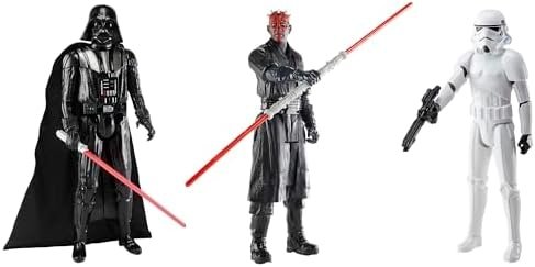 STAR WARS Clash of The Dark Side, 12-Inch Action Figure Set, 3-Pack of Figures & 4 Accessories, Toys for Kids Ages 4 and Up (Amazon Exclusive)