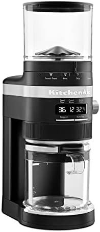 KitchenAid Burr Coffee Grinder – KCG8433 – Black Matte, 10 Oz