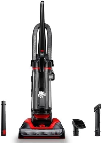 Dirt Devil Multi-Surface Extended Reach+ Upright Bagless Vacuum Cleaner for Carpet and Hard Floor, Powerful, Lightweight, Corded Vacuum Cleaners for Home Use