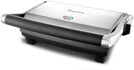 Breville Panini Press, Duo 1500-Watt Nonstick, Brushed Stainless Steel