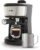 Mr. Coffee Espresso and Cappuccino Machine, Single Serve Coffee Maker with Milk Frothing Pitcher and Steam Wand, 20 ounces, Stainless Steel,Black