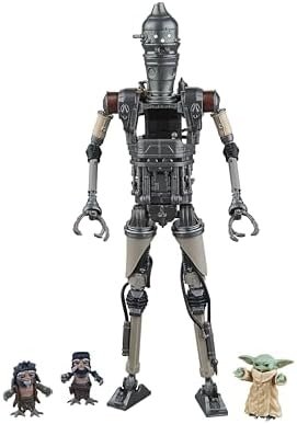 STAR WARS The Black Series IG-12 & Grogu, The Mandalorian Deluxe Collectible 6 Inch Action Figure 2-Pack