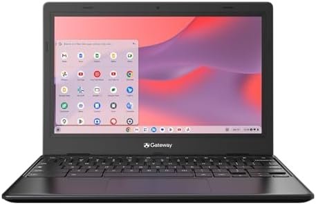 acer Gateway Chromebook 311 CBO311-1H-C1MX Laptop | Intel Celeron N4500 | 11.6″ HD (1366 x 768) Display | 4GB LPDDR4X | 64GB eMMC | Wi-Fi 5 802.11ac | Chrome OS | Star Black