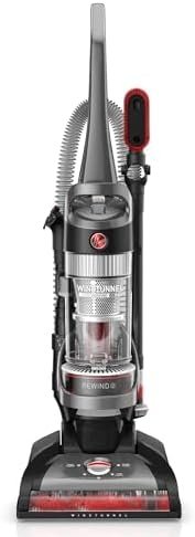 Hoover WindTunnel Cord Rewind Pro Bagless Vacuum Cleaner, Corded Upright Vacuum Cleaner for Carpet and Hard Floor, Automatic Cord Rewind, Corded Vacuum Cleaners for Home Use