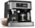 De’Longhi All-in-One Combination Coffee Maker & Espresso Machine + Advanced Adjustable Milk Frother for Cappuccino & Latte + Glass Coffee Pot 10-Cup, Black, COM532M