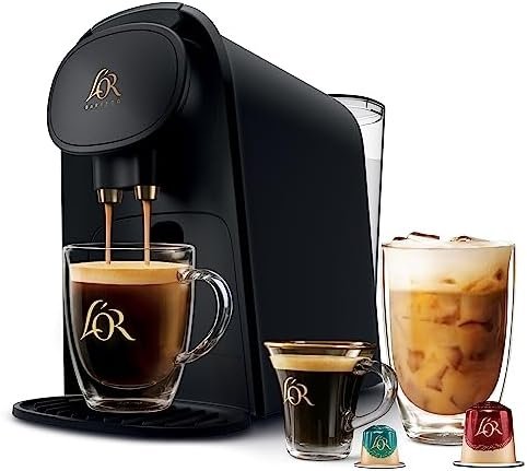 L’OR Barista System Coffee and Espresso Machine Combo by Philips, Matte Black