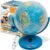 Dr. STEM Toys Talking World Globe with Interactive Stylus Pen and Stand, Colorful Map for Early Learning and Teaching – Includes Trivia, Q&A, and Music – 9 Inches in Height, Ages 6+