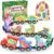 Toys for Toddlers, 11 Magnetic Wooden Dinosaur Train Set, Montessori Toys for Toddlers, Preschool Educational Material for Kids, Birthday Gifts for Boys, Girls