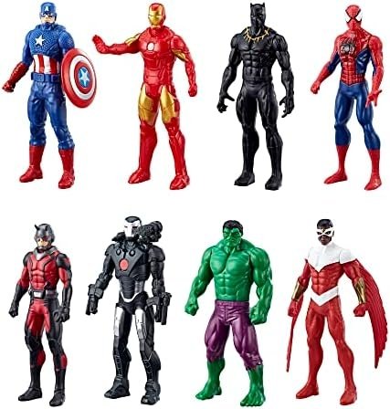 Marvel Avengers Ultimate Protectors Pack, 6-Inch-Scale, 8 Action Figures with Accessories, Super Hero Toys, Toys for Boys and Girls Ages 4 and Up