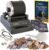 National Geographic Rock Tumbler Kit – Hobby Edition Includes Rough Gemstones, and 4 Polishing Grits, Great STEM Science Kit for Geology Enthusiasts, Rock Polisher for Kids and Adults