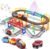 Toddler Train Set Toy, Electric Train Track Playset for 3 4 5 Years Old Kids, Boys and Girls