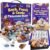 DANCING BEAR Rock, Mineral & Geodes Treasure Hunt Activity Kit (250 Pc Set) Real Shark Teeth Fossils, ID Sheet & Rock Book, STEM